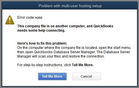 Quickbooks Error H202 | Advisorsbooks